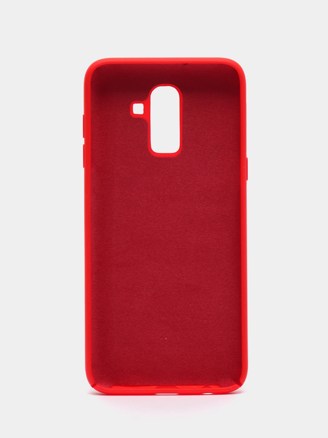 Кораллово-розовый защитный силиконовый чехол Silikone Cover для Samsung J8 2018
