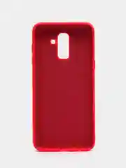 Кораллово-розовый защитный силиконовый чехол Silikone Cover для Samsung J8 2018