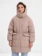 Бежевый куртка женская, зимняя