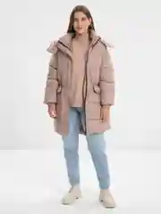 Бежевый куртка женская, зимняя