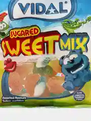 Мармелад жевательный в сахаре "Sugared Sweet Mix" без глютена Vidal, 100 г
