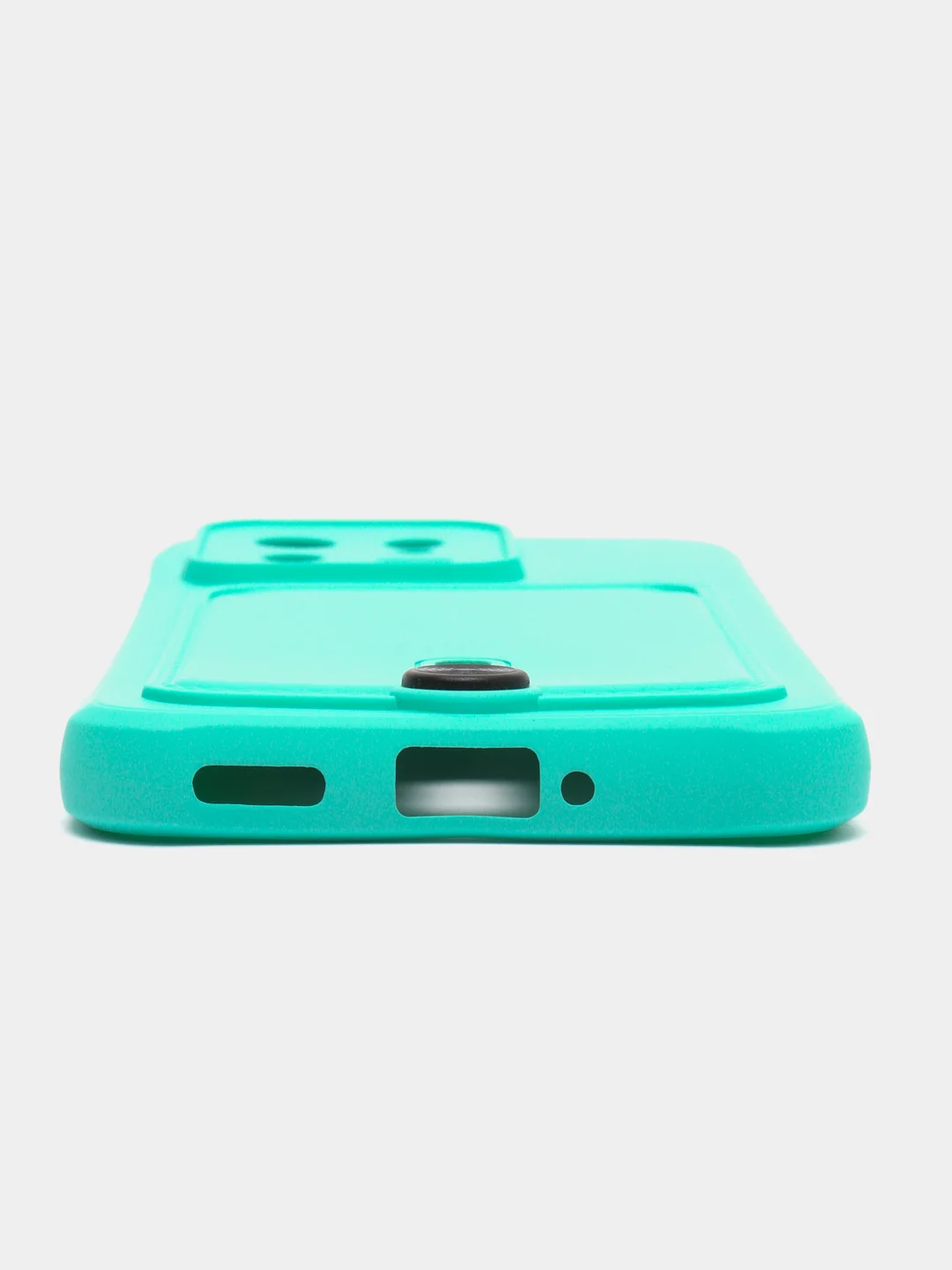 Бирюзовый чехол Xiaomi 13, Сяоми 13 силиконовый с карманом для карты