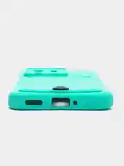 Бирюзовый чехол Xiaomi 13, Сяоми 13 силиконовый с карманом для карты