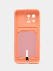 Конфетный чехол Xiaomi 13, Сяоми 13 силиконовый с карманом для карты