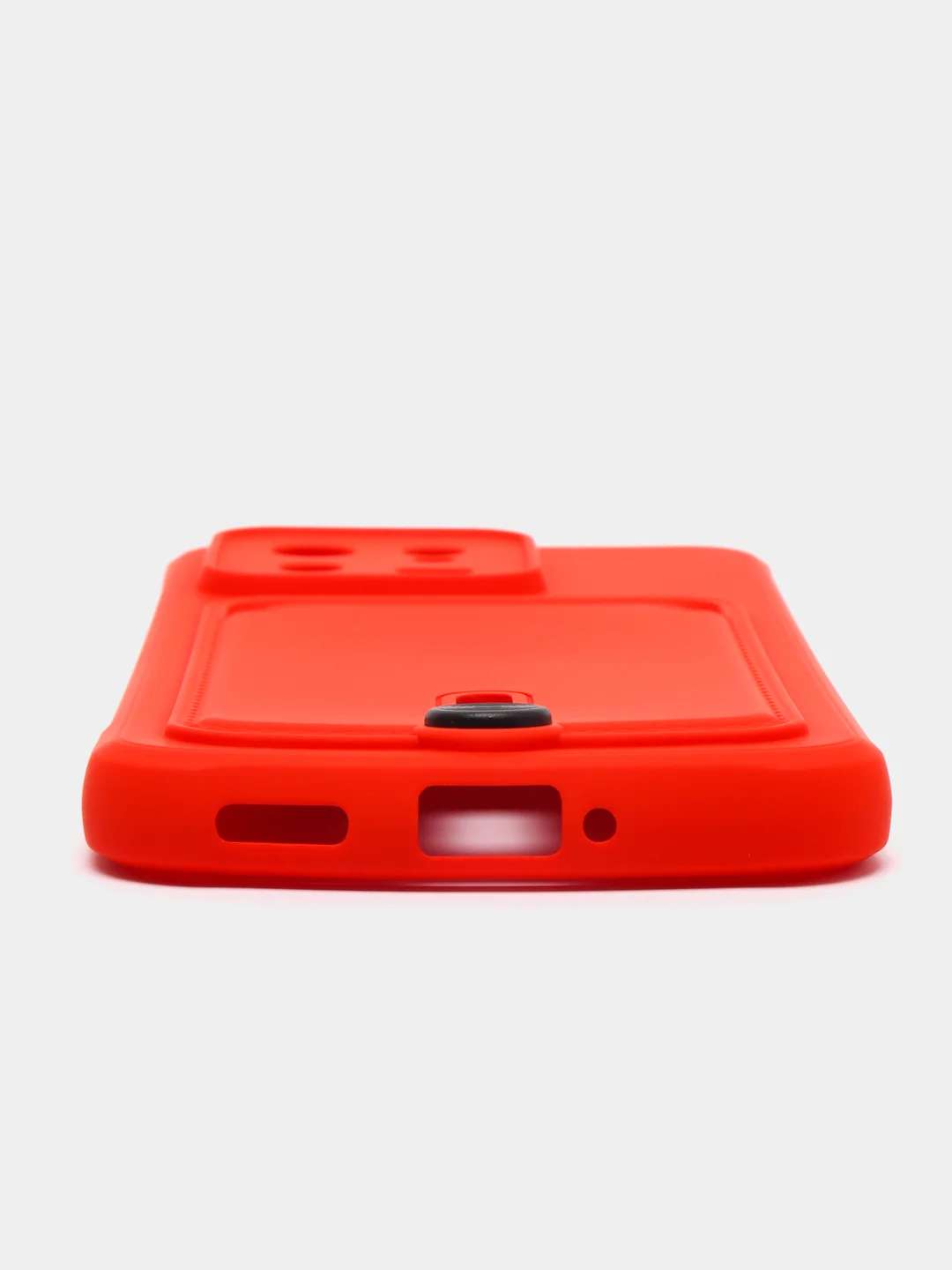 Красный чехол Xiaomi 13, Сяоми 13 силиконовый с карманом для карты