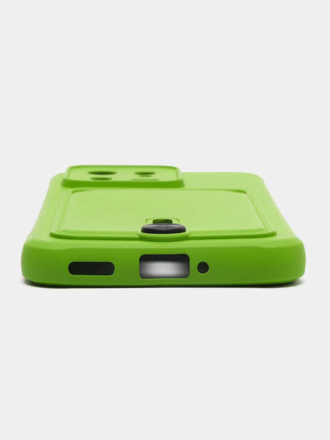 Красный чехол Xiaomi 13, Сяоми 13 силиконовый с карманом для карты