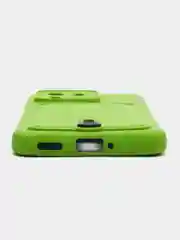 Красный чехол Xiaomi 13, Сяоми 13 силиконовый с карманом для карты