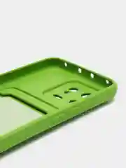 Красный чехол Xiaomi 13, Сяоми 13 силиконовый с карманом для карты