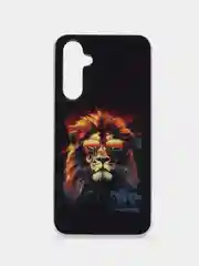 Медный чехол для Samsung Galaxy A54 / Самсунг Галакси А54, силиконовый, с рисунком
