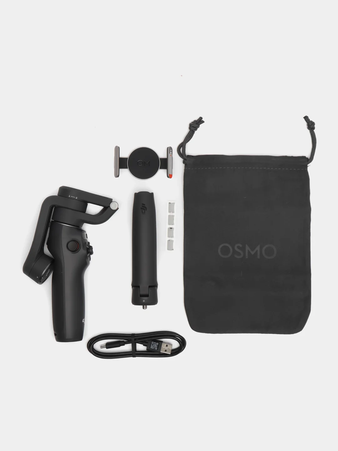 Черный стабилизатор для смартфона Dji Osmo mobile 6