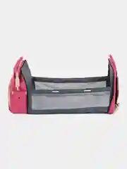 Розовый многофункциональный рюкзак для мамы и малыша