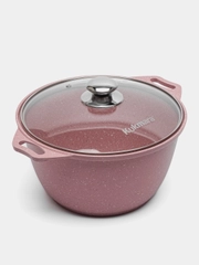 Кастрюля 1л - 4л КУКМАРА Trendy style Rose, Роза, усиленное антпригарное покрытие