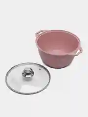 Кастрюля 1л - 4л КУКМАРА Trendy style Rose, Роза, усиленное антпригарное покрытие