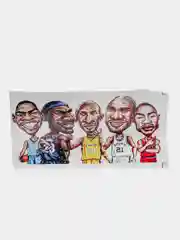 Наклейка на авто "NBA"