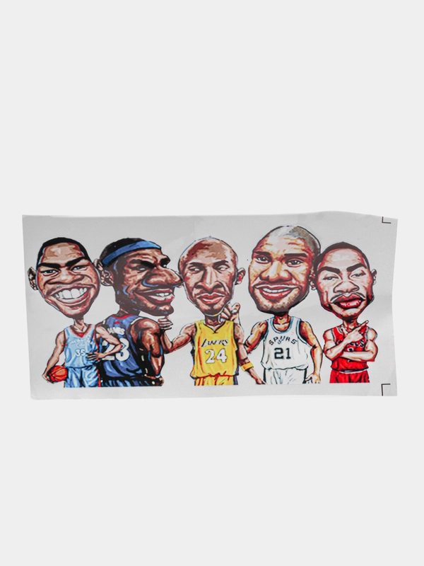 Наклейка на авто "NBA"
