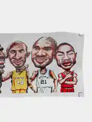 Бежевый наклейка на авто "NBA"