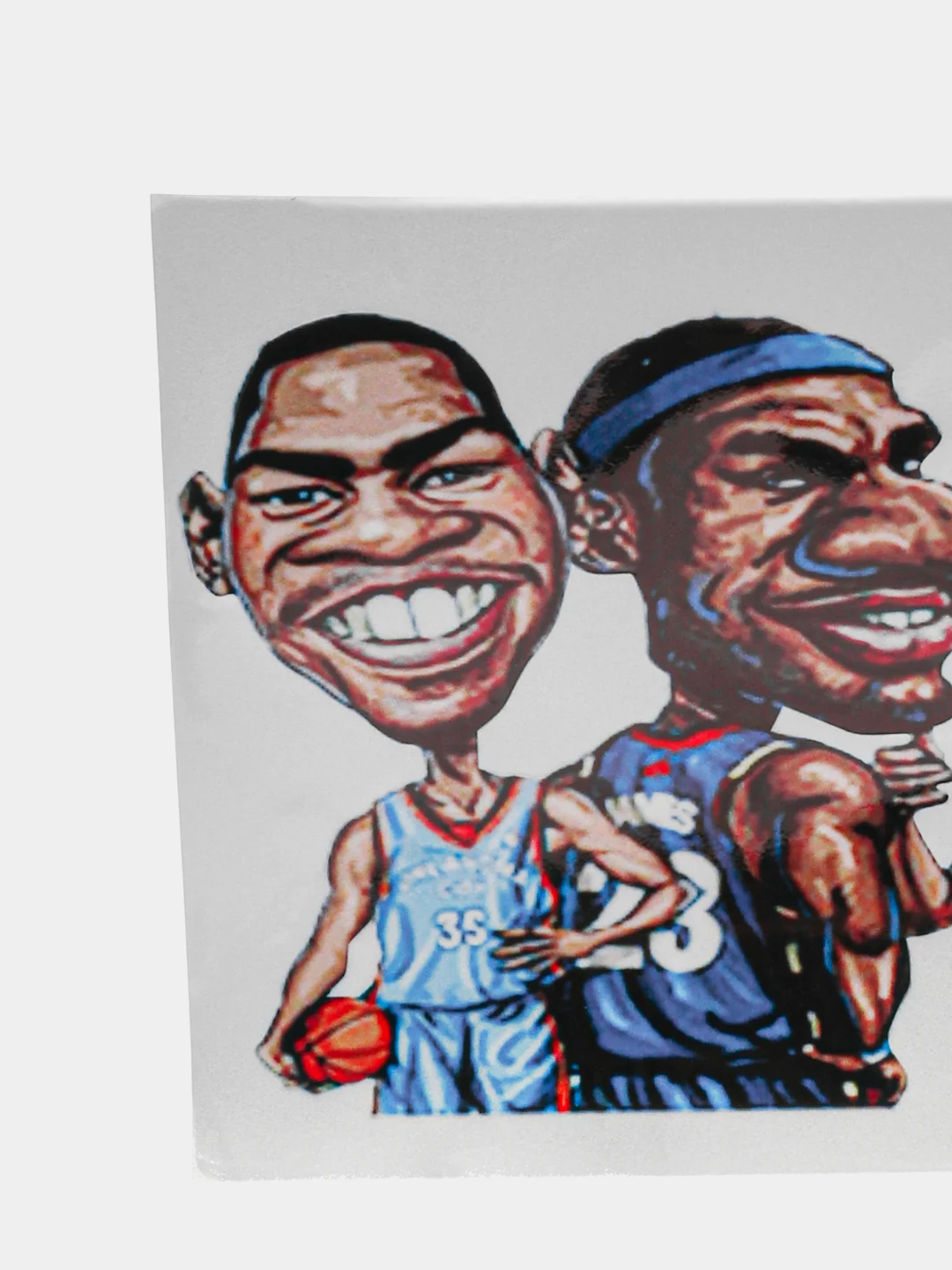 Бежевый наклейка на авто "NBA"