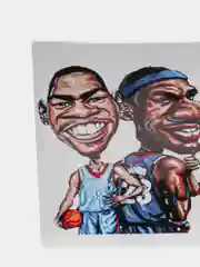 Бежевый наклейка на авто "NBA"