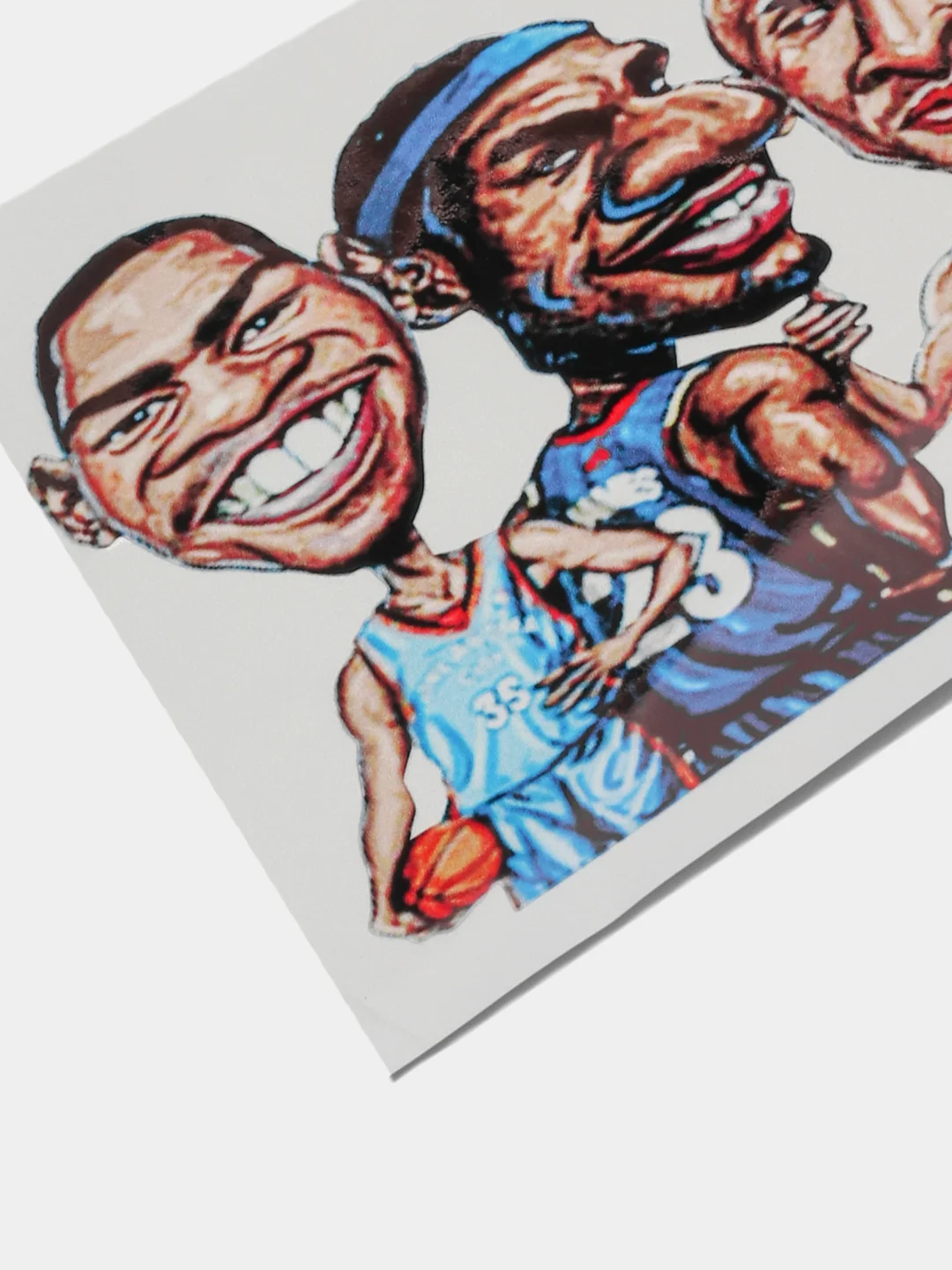 Бежевый наклейка на авто "NBA"