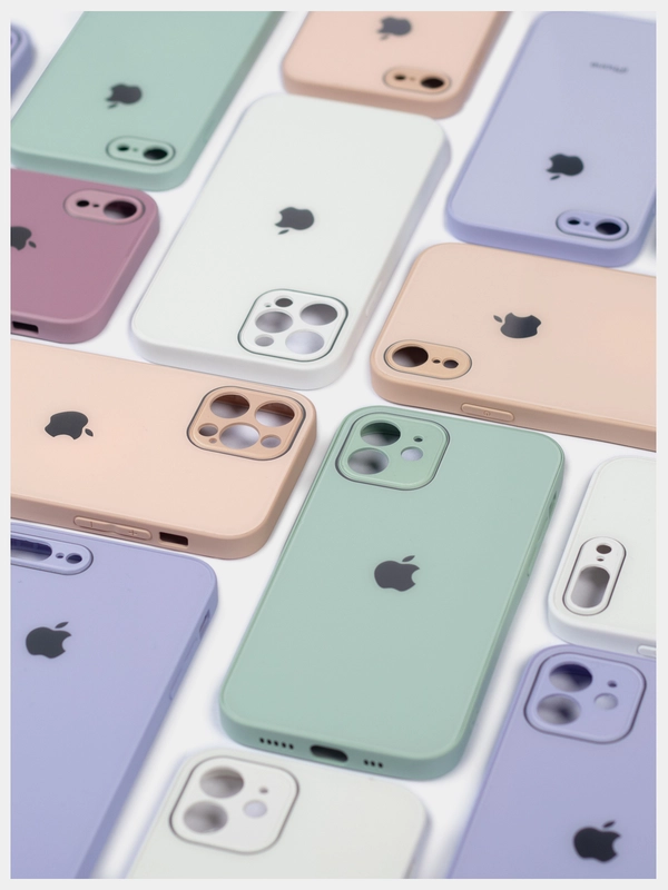Чехол стеклянный для iPhone (Айфон) 11 с защитой камеры
