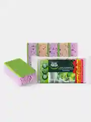Губки для мытья посуды Master Fresh XL bubble-поролон