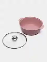 Сотейник 3-4л, жаровня Кукмара, сковорода усиленное покрытие Роза Trendy style Rose