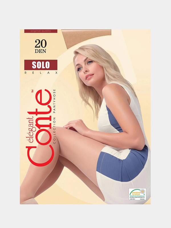 Полуматовые женские колготки Conte Solo 20