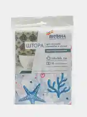 Белый шторы для ванной комнаты с кольцами, занавес, шторка 180х180 см
