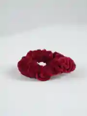 Багровый резинка бархатная для волос