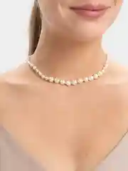 Золотой жемчужные бусы