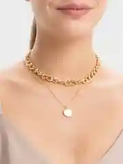 Белый колье чокер с подвеской, ожерелье женское