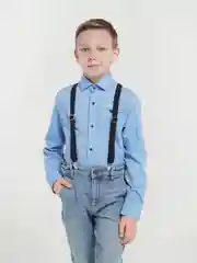 Черный подтяжки подростковые
