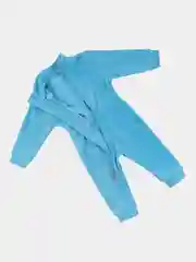 Бирюзовый комбинезон флисовый, детский