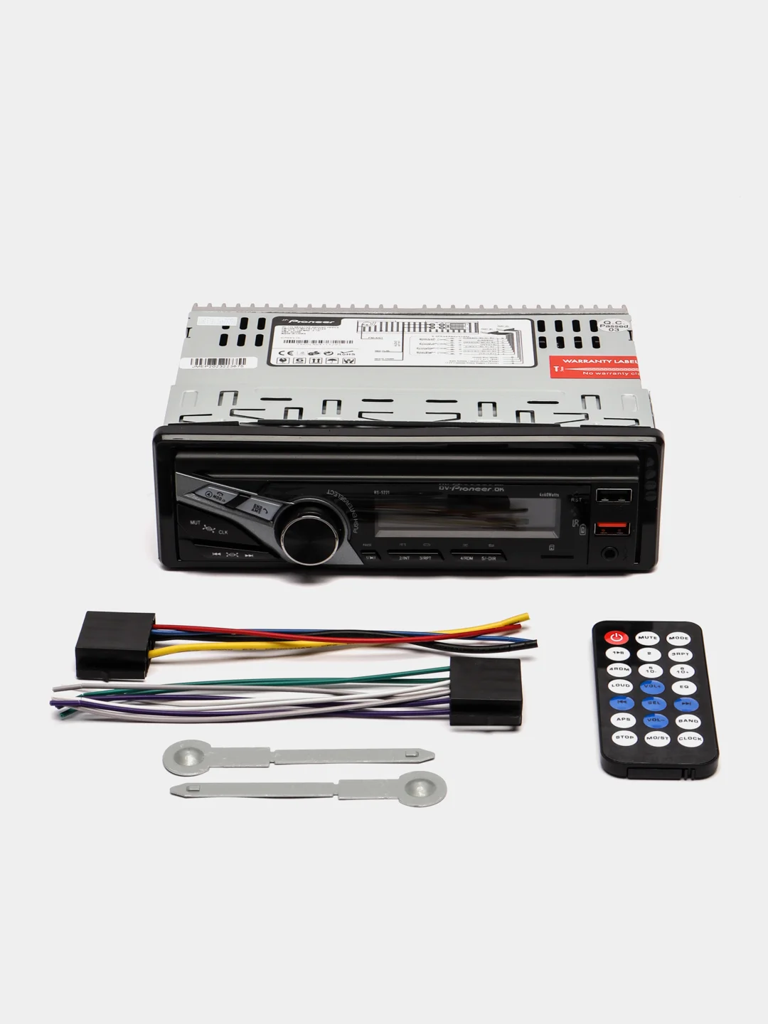 Автомагнитола 1 DIN DEH-MP6850, Bluetooth, с громкой связью, 7 цветов подсветки