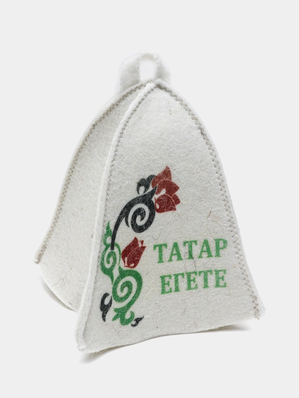 Банная шапка, с надписью "Татар егете"