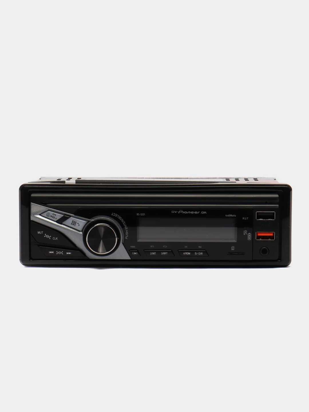 Автомагнитола 1 DIN RS-5221, Bluetooth, с громкой связью, 2 USB