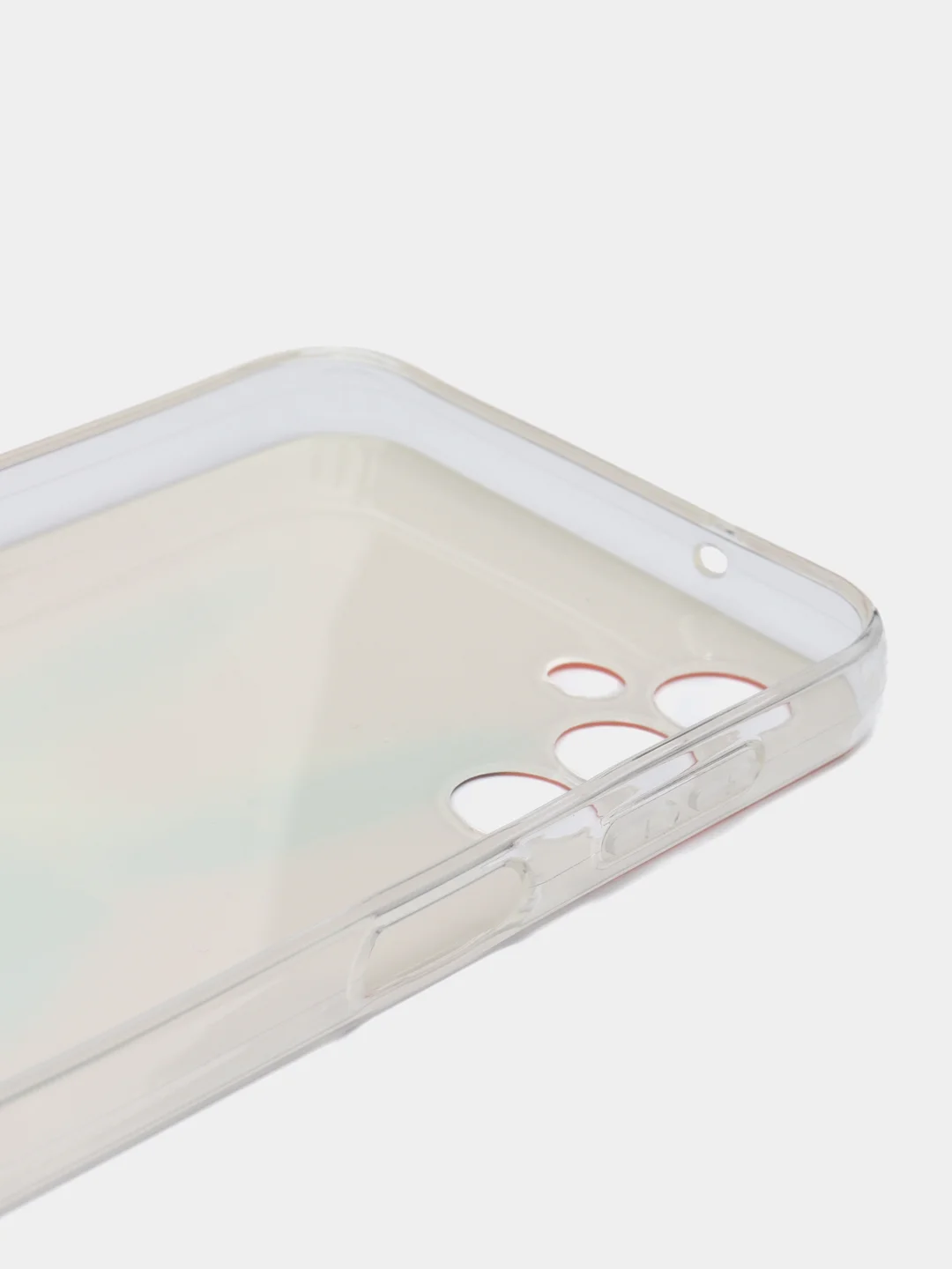 Пудровый чехол для Samsung Galaxy A14 / Самсунг Галакси А14, силиконовый, с рисунком