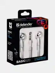 Наушники вставки Defender Basic 620 белый