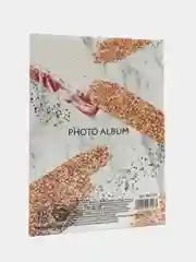 Золотой фотоальбом, на 36 фото, 10 х 15, твёрдая обложка
