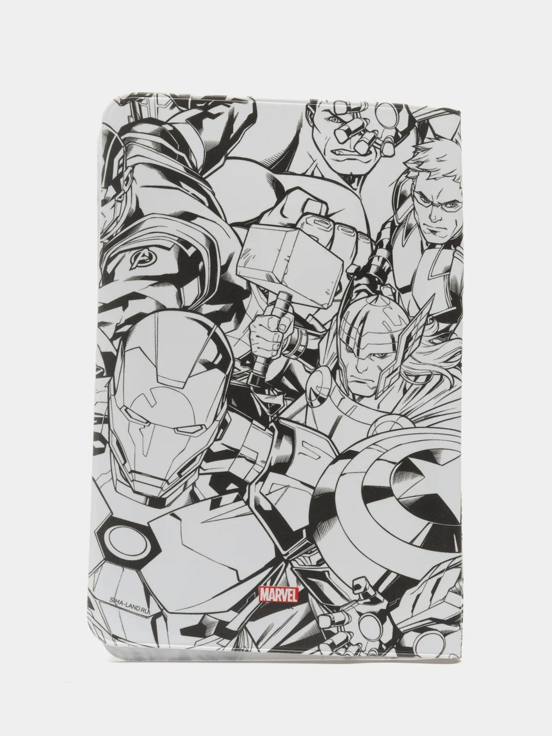 Алый обложка на паспорт "MARVEL"