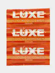 Бирюзовый презервативы LUXE, 3 шт в упаковке