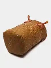 Бежевый корзина плетеная