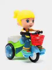 Игрушка-трицикл музыкальная с автоматическим приводом/делает завораживающие трюки