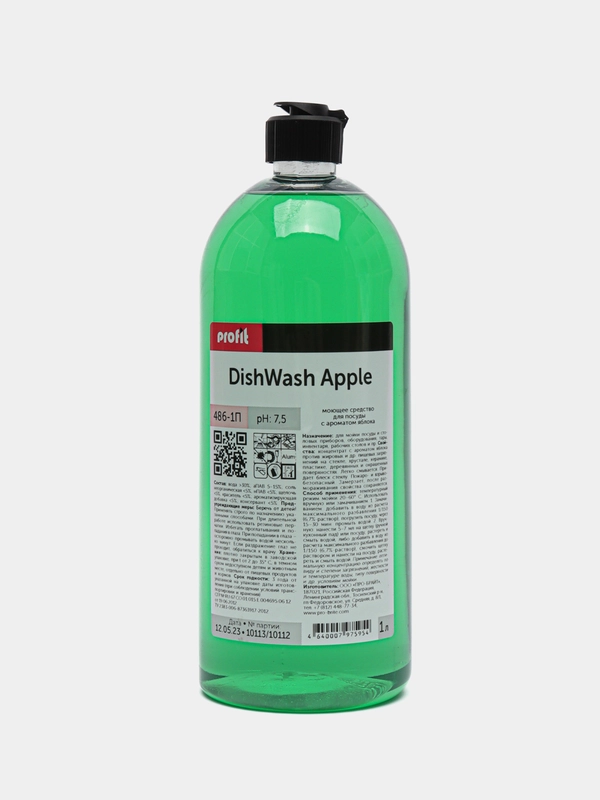 Profit Dishwash Apple, 1 л, средство для мытья посуды