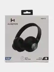 Розовый беспроводные наушники Harper HB-412, с поддержкой Bluetooth 5.0 и проводного подключения