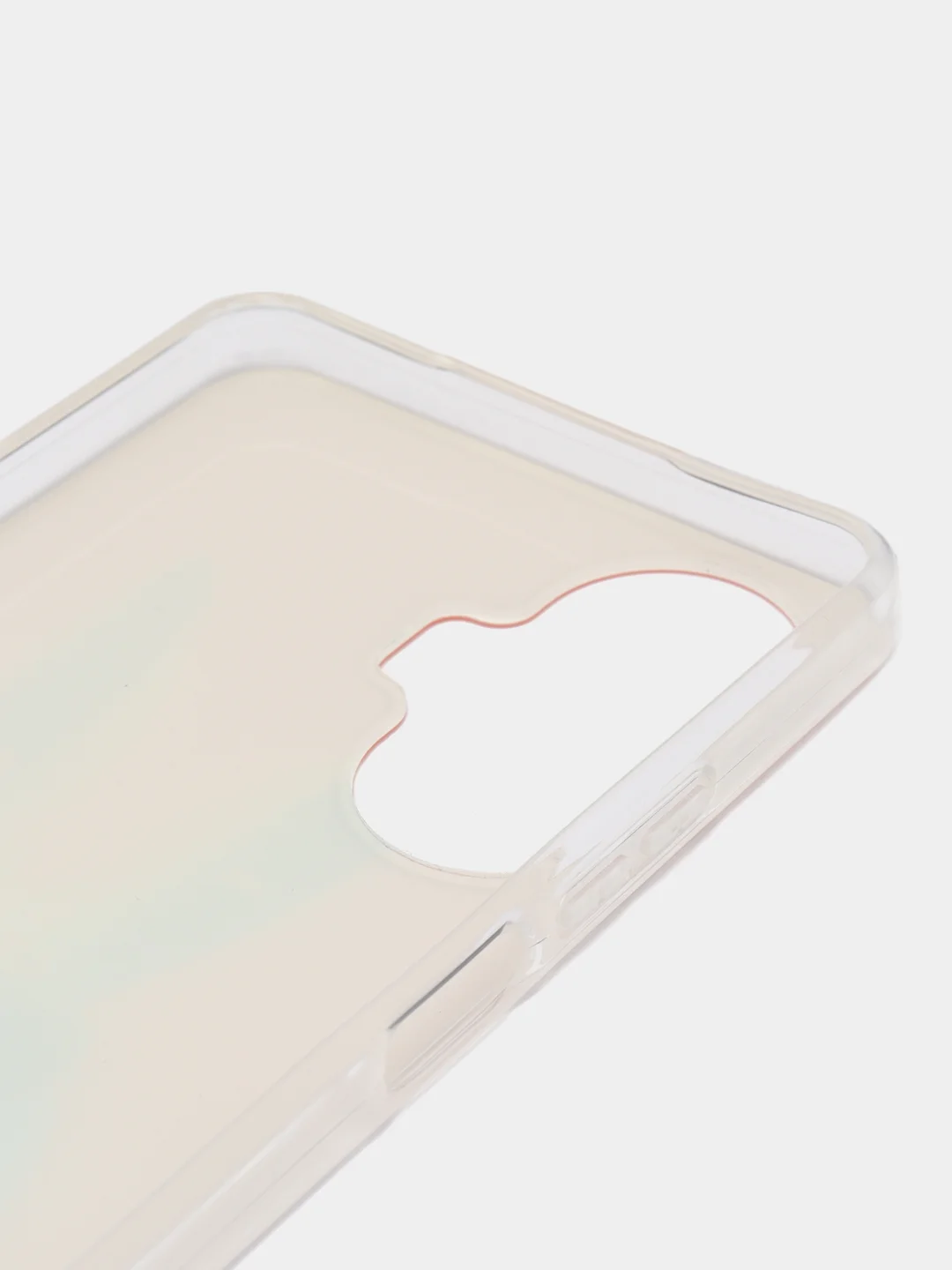 Пудровый чехол для Realme C55 / Реалми С55, силиконовый, с рисунком
