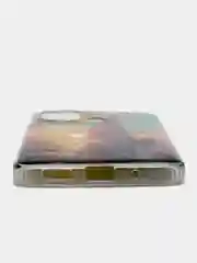 Оливковый чехол для Xiaomi Redmi 12C (Сяоми Редми 12С), силиконовый, с рисунком