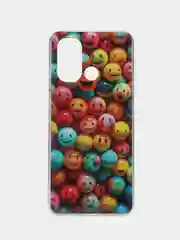 Оранжевый чехол для Xiaomi Redmi 12C (Сяоми Редми 12С), силиконовый, с рисунком
