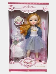 Кукла шарнирная с платьем Bejill 30 см
