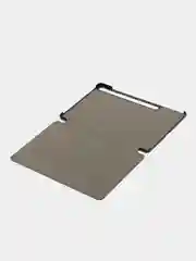 Черный чехол-книжка для планшета Samsung Galaxy Tab S9 plus, из экокожи, КАРТОФАН, функция подставки